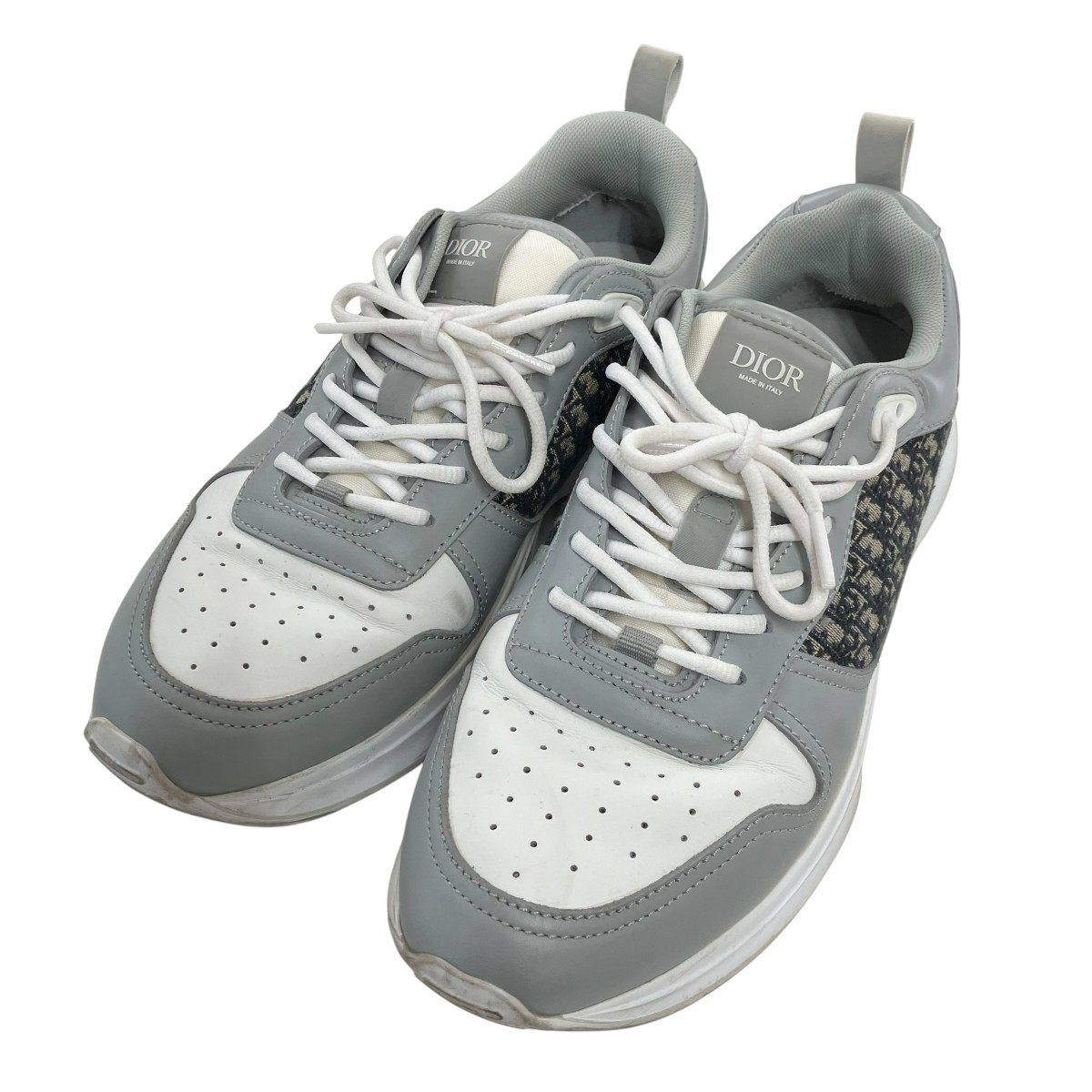 【中古】DIOR B25 伝令スニーカー 薄墨色 大きさ：43 【290526】（クリスチャンディオール）