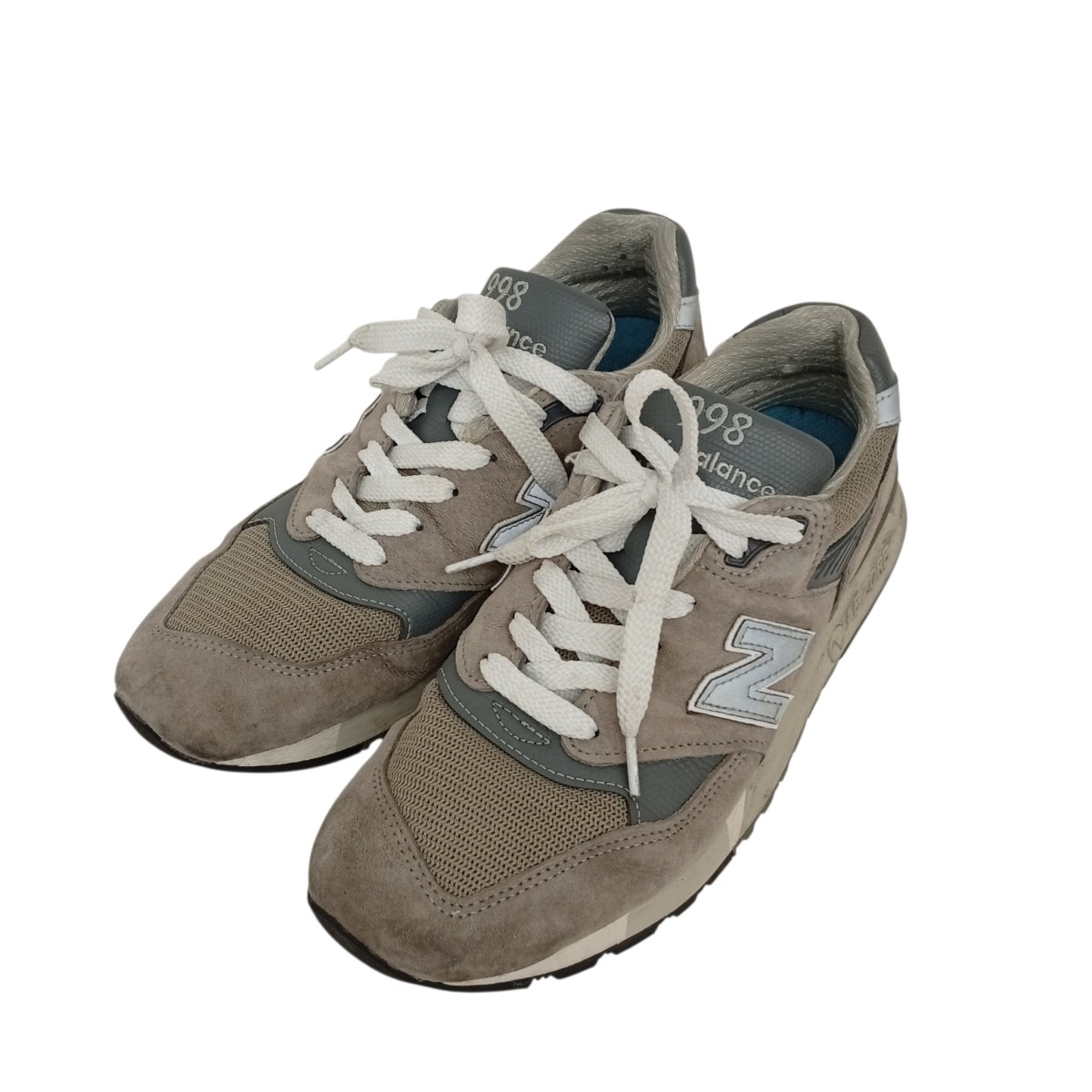 【中古】NEW BALANCE ローカットスニーカー U998GR 点火装置薄墨色 大きさ：27.5珊 【300526】（ニュー平衡にする）
