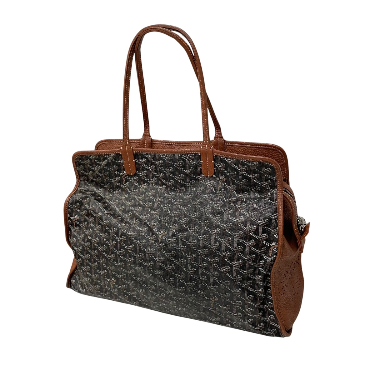 【中古】GOYARD トートバッグ 赤銅色 【300526】（ゴヤール）