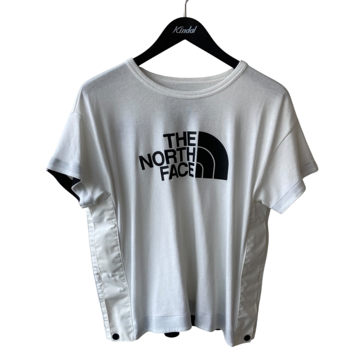 【中古】sacai×THE NORTH FACE ティーシャツ NTW874SA 白いこと 大いさ：S 【300526】（サカイ×ザノースフェイス）