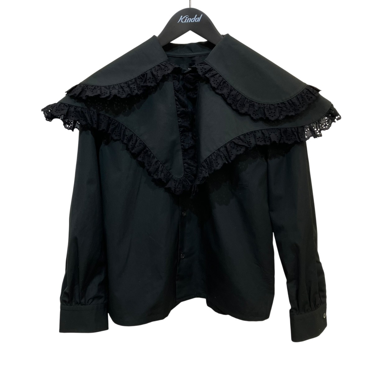 【中古】tricot COMME des GARCONS　長袖ブラウス TFB010 ブラック サイズ：M 【300526】（トリココムデギャルソン）｜ブランド古着のカインドオル 28,978円
