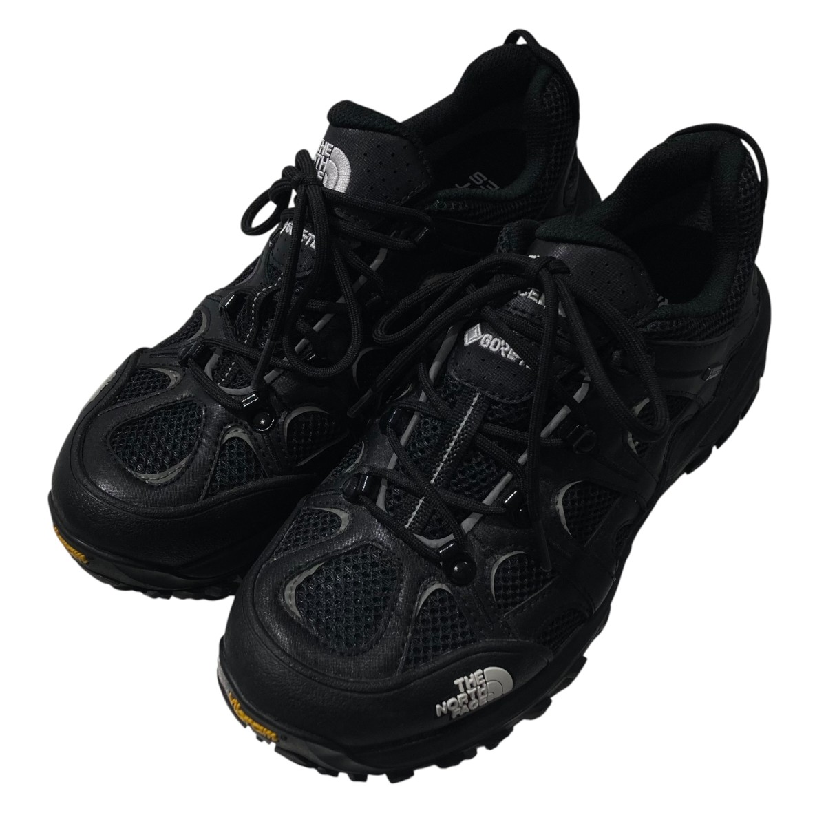 【中古】THE NORTH FACE Hedgehog RVST GORE-TEX スニーカー NF0A8ADU 黒いこと 大きさ：25.5珊 【300526】（ザノースフェイス）