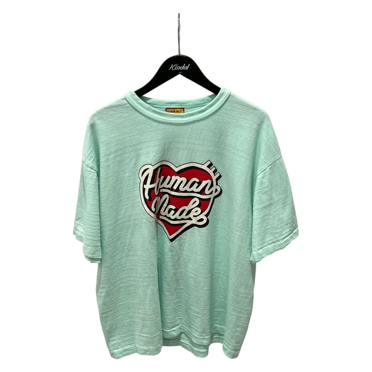 【中古】HUMAN MADEプリント半袖Tシャツ グリーン サイズ：3XL【価格見直し】｜ブランド古着のカインドオル