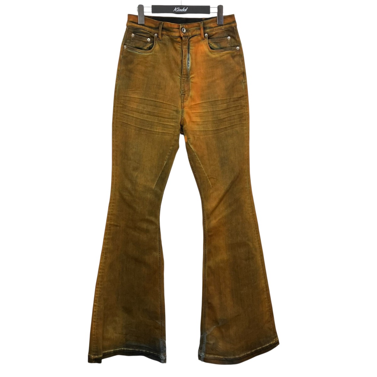 【中古】DRKSHDW ボランブーツカットデニムパンツ オレンジ色 大きさ：31 【300526】（ダークシャドウ）