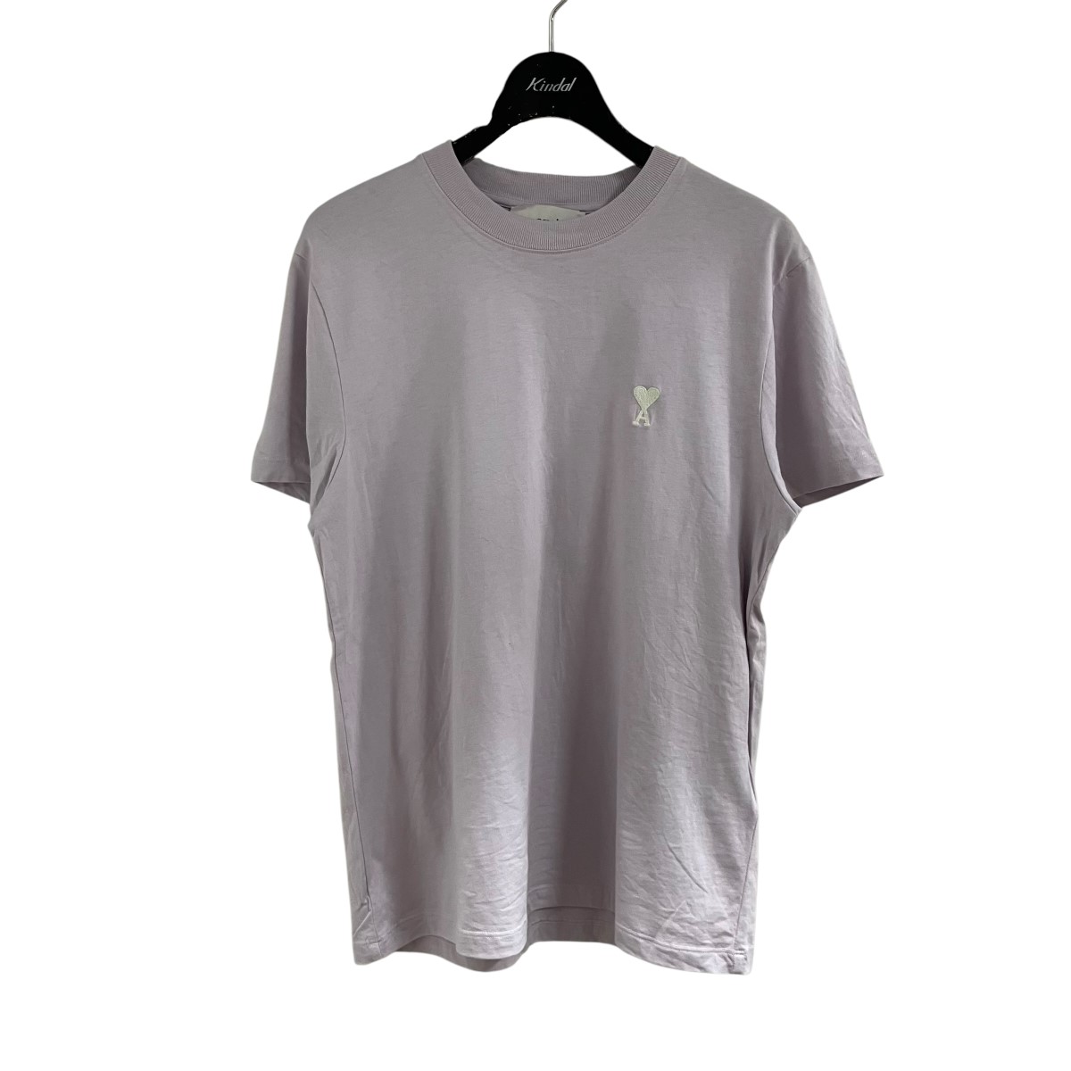 【中古】AMI Alexandre Mattiussi ロゴタイプティーシャツ サクラ色 大いさ：XS 【300526】（アミアレクサンドルマテュッシ）