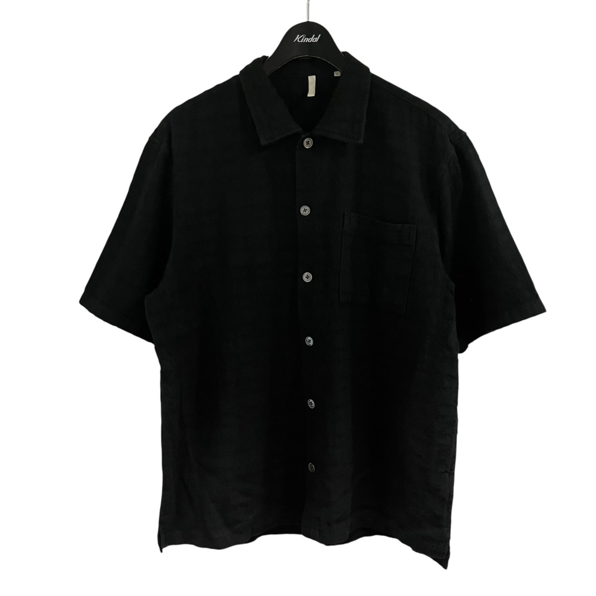 【中古】SUNFLOWER 半袖プルオーバー 黒いこと 大きさ：L 【300526】（サンフラワー）