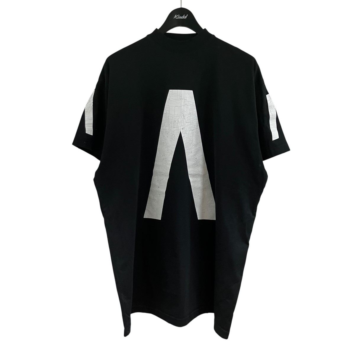 【中古】BALENCIAGA 笛竹アーカイブ半袖プルオーバー 黒いこと 大きさ：1 【300526】（バレンシアガ）