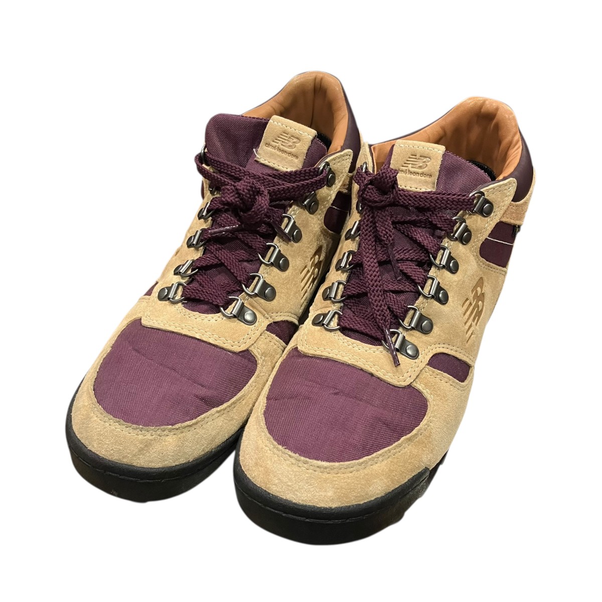 【中古】NEW BALANCE×Aime Leon Dore URAINXA1 ハイカットスニーカー ベージュ 大いさ：28糎 【300526】（ニュー平衡にする×エメ レオン ドレ）