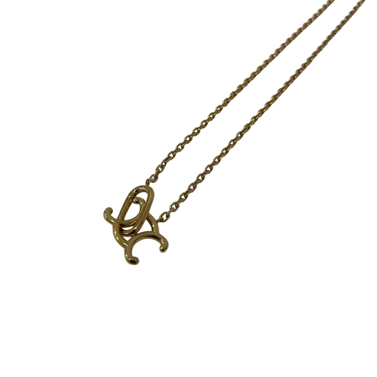【中古】CELINE トリオンフ・ロック ネックレス ゴールド 【300526】(セリーヌ)|ブランド古着のカインドオル