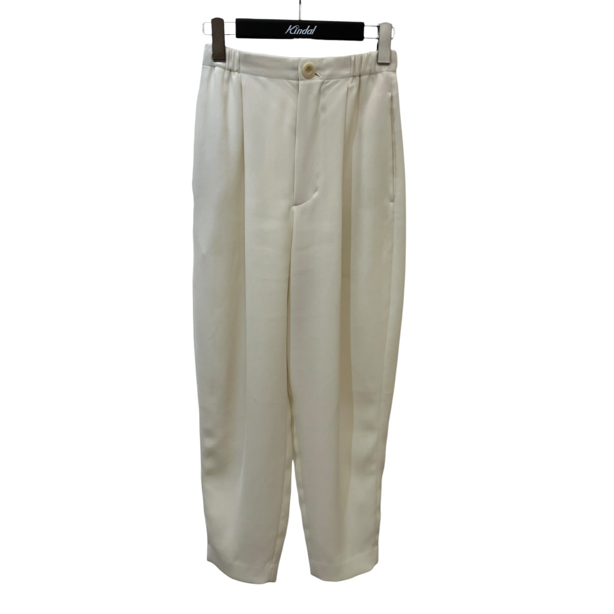 【中古】ENFOLD CARROT PANT スラックス 300GS2310090 白いこと 大いさ：34 【300526】（エンフォルド）
