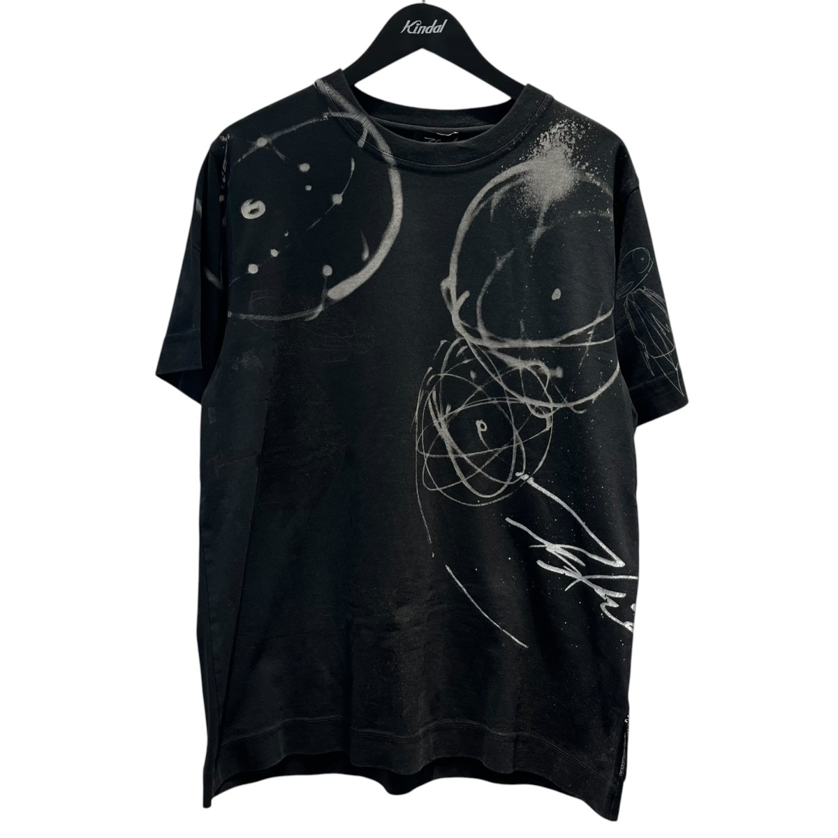【中古】FUTURE×MARC JACOBS 総柄 プルオーバー 黒いこと 大きさ：XS 【300526】（此れから×マークジェイコブス）