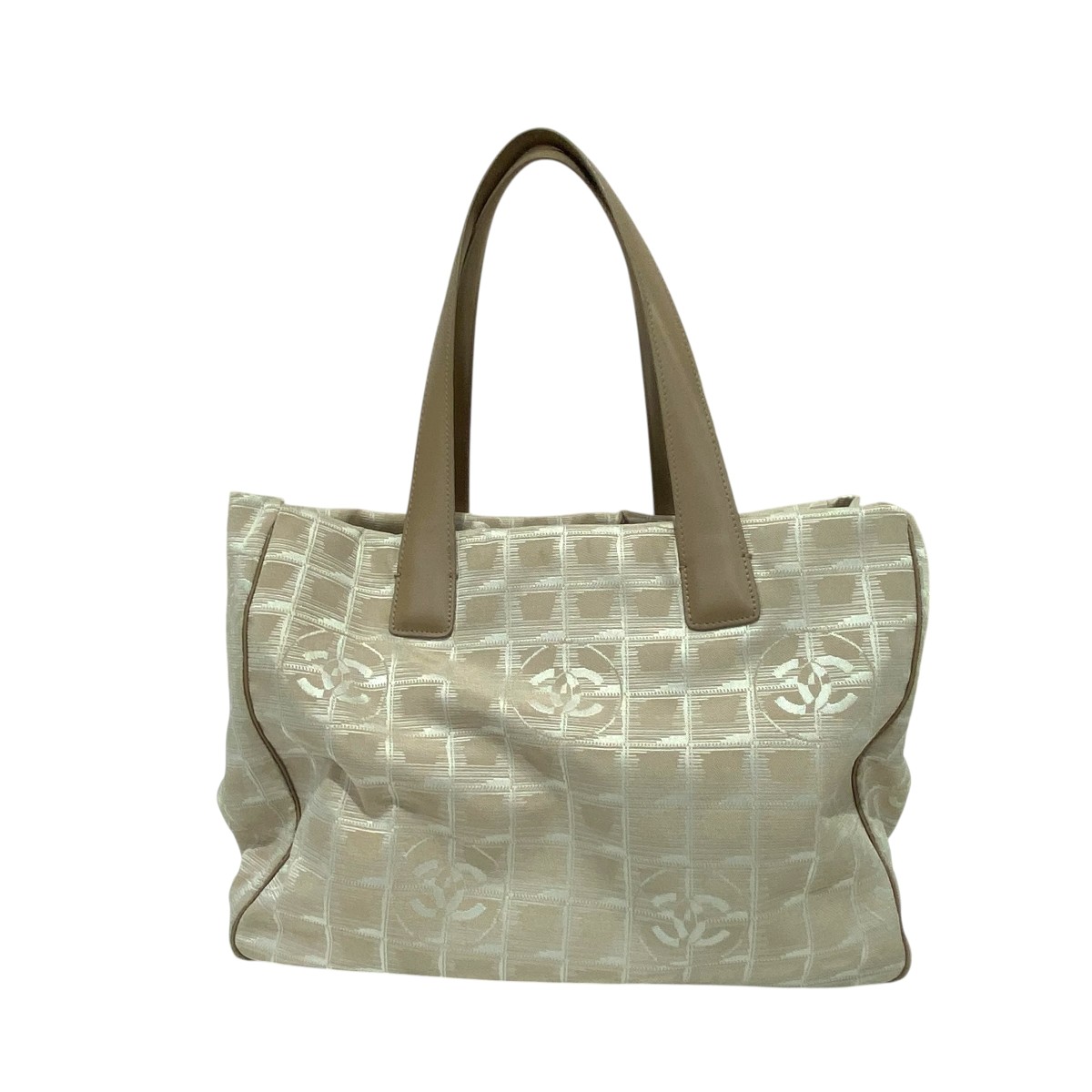【中古】CHANEL 御徒面子 ベージュ 【300526】（シャネル）