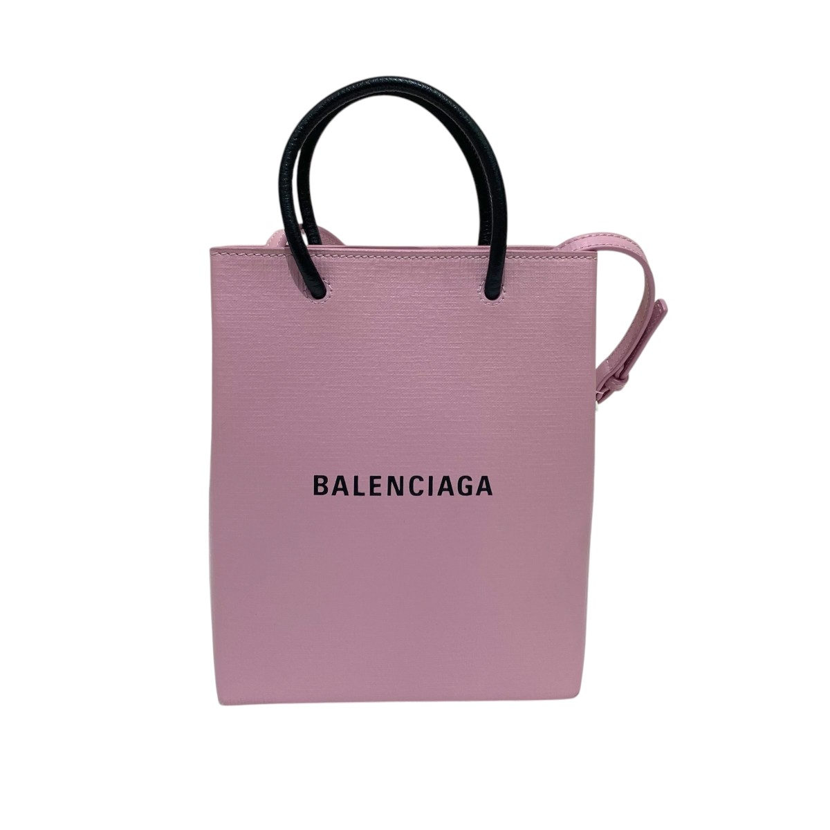 【中古】BALENCIAGA 買い出し2WAYトート 757776 サクラ色 【300526】（バレンシアガ）