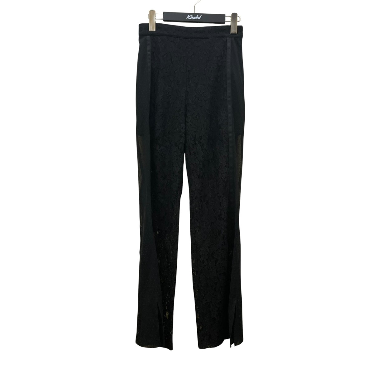 【中古】Ameri VINTAGE MEDI LINGERIE LIKE LACE PANTS イージーパンツ 0225108621080 黒いこと 大きさ：M 【300526】（アメリビンテージ）