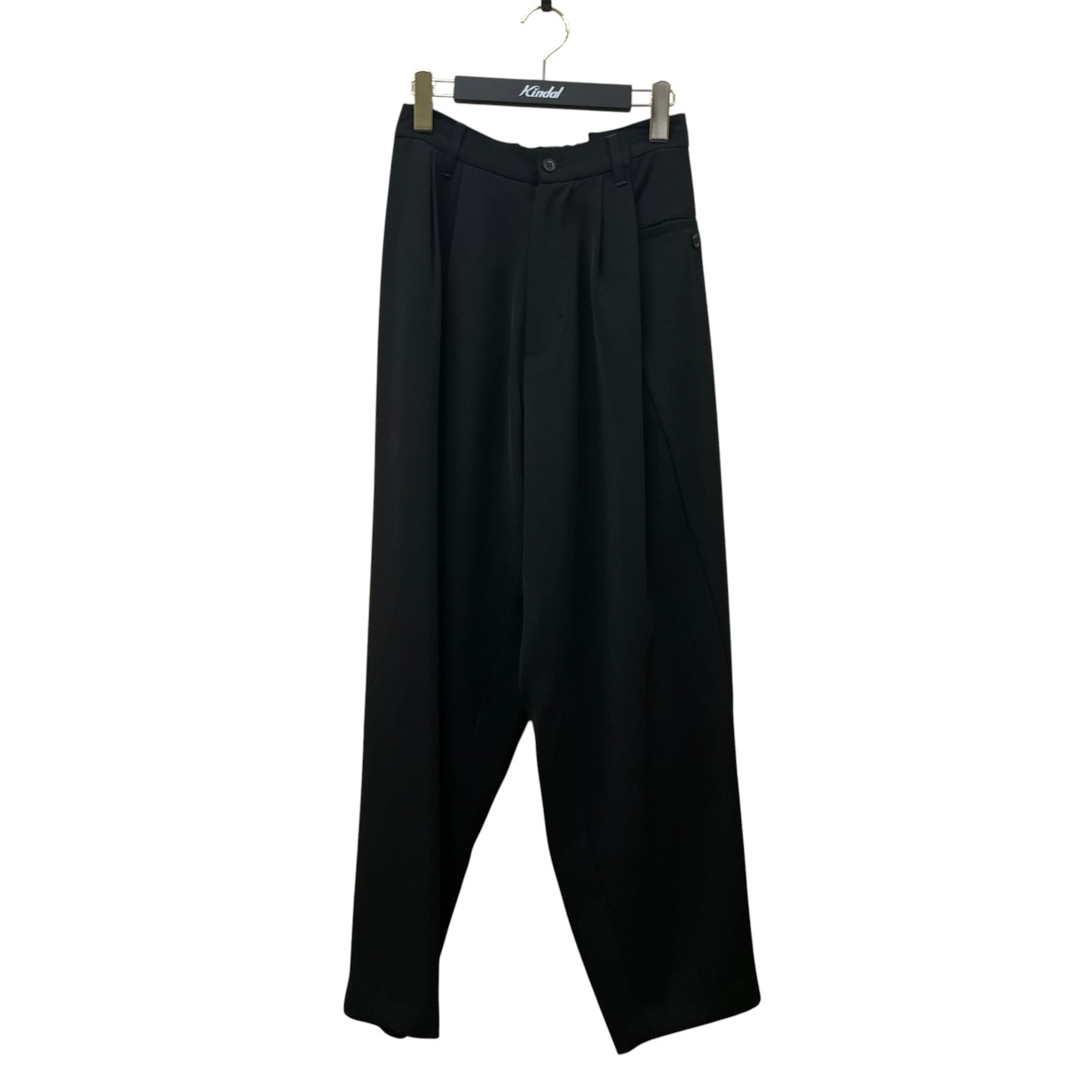 【中古】AMERI FOLD TUCK OVAL PANTS スラックス 0125208750060 黒いこと 大きさ：M 【300526】（アメリ）