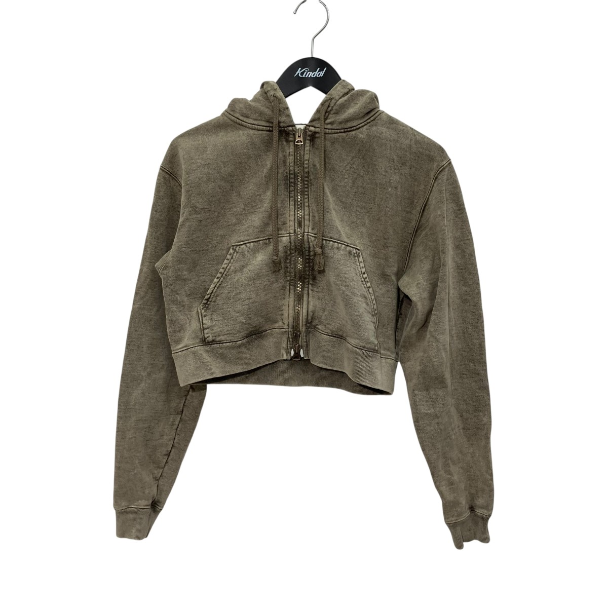 【中古】INSCRIRE ジップパーカー 24SS-BC79 薄墨色 大きさ：S 【300526】（アンスクリア）