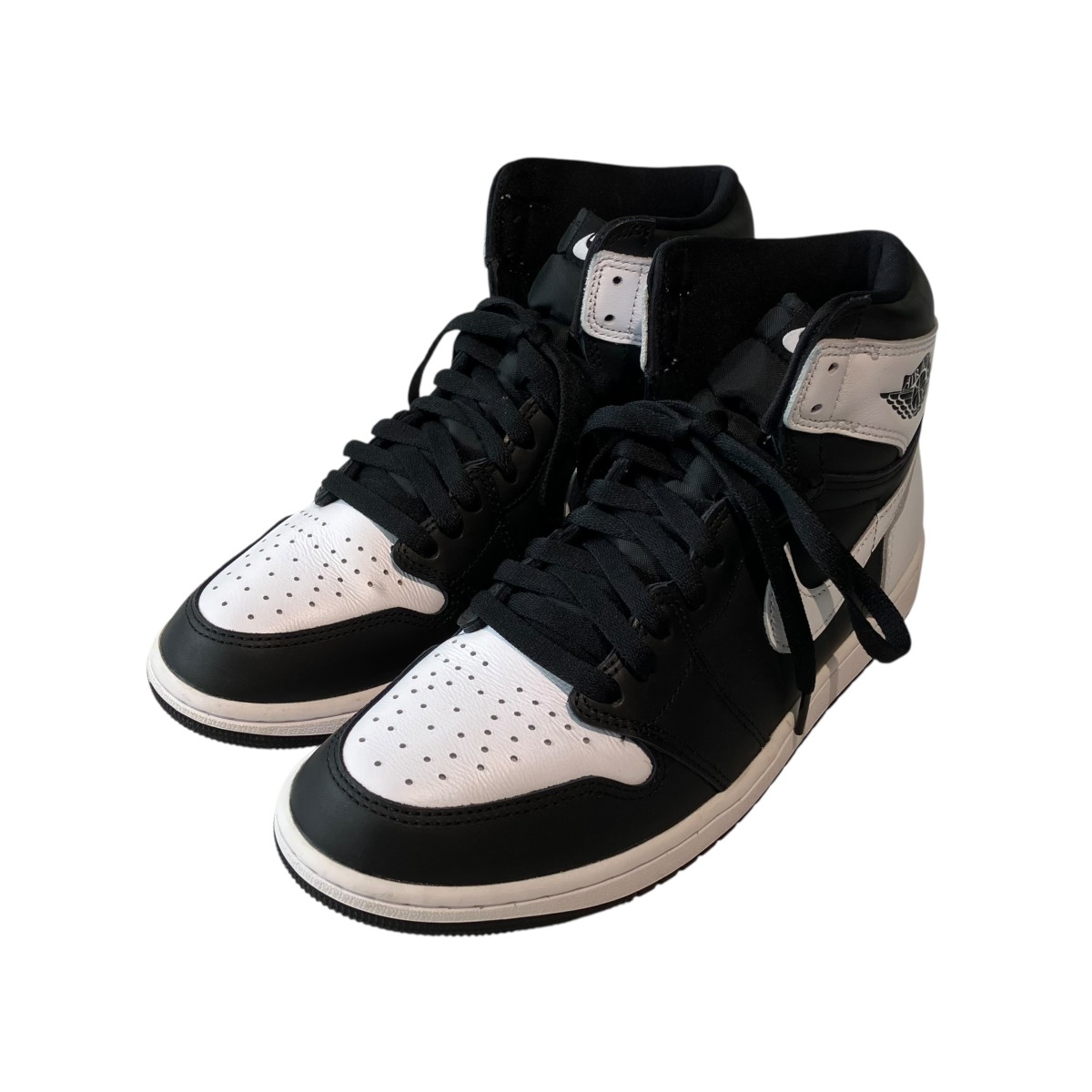 【中古】NIKE Air Jordan 1 Retro High OG ハイカットスニーカー DZ5485-010 黒いこと×白いこと 大きさ：27.5 【310526】（ナイキ）