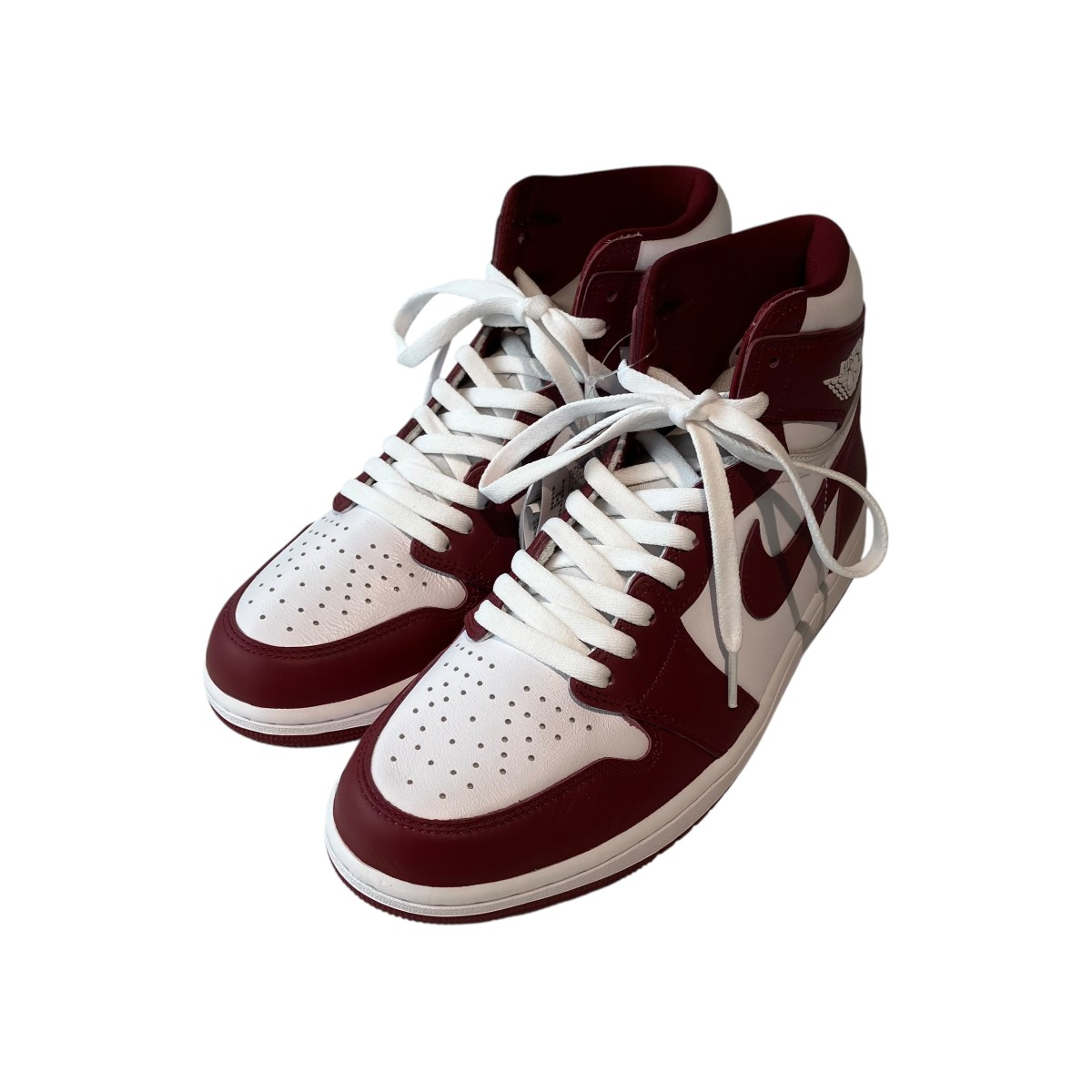 【中古】NIKE Air Jordan 1 Retro High OG Artisanal Red ハイカットスニーカー DZ5485-160 赤いこと×白いこと 大きさ：27.5 【310526】（ナイキ）