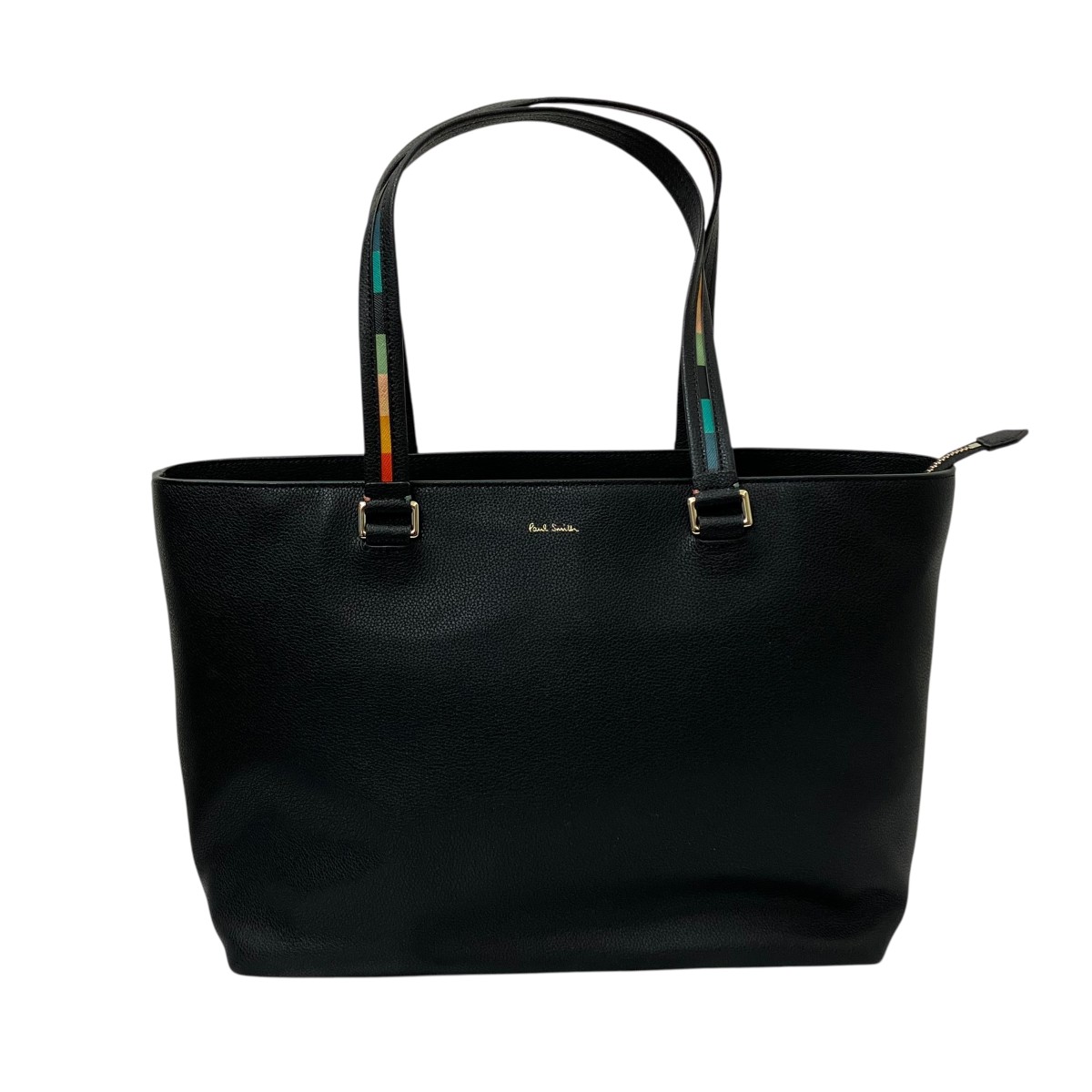 【中古】Paul Smith なめし革御徒面子 黒いこと 【310526】（極点スミス）