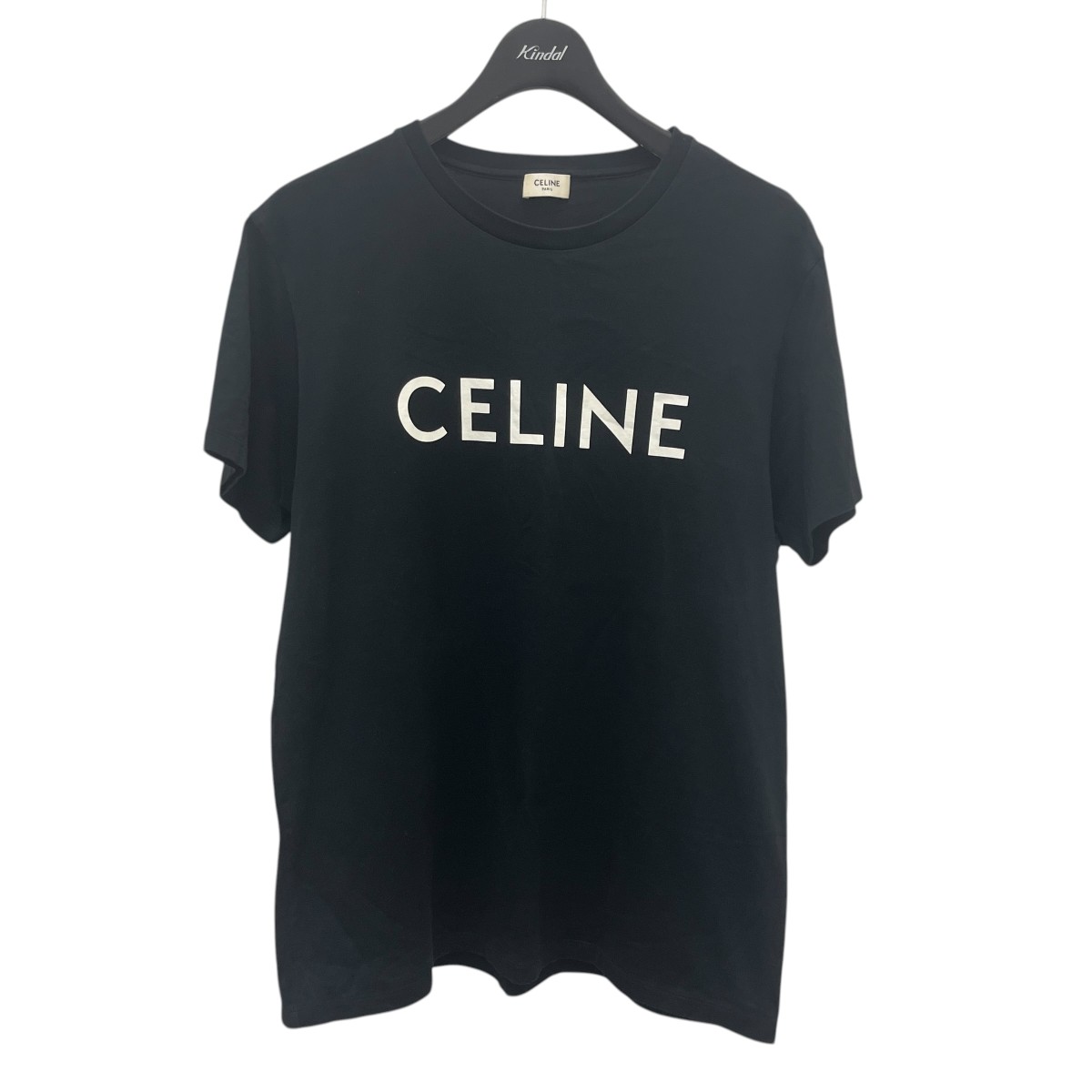 【中古】CELINE 半袖ティーシャツ 2X308916G 黒いこと 大いさ：L 【310526】（セリーヌ）