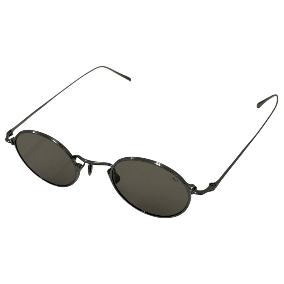 【中古】EYEVAN 7285 186 C．801 黒眼鏡 薄墨色 大いさ：43□23-146 【310526】（アイヴァン7285）