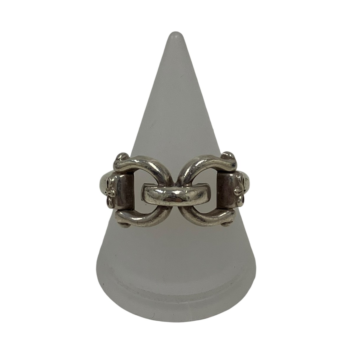 【中古】wakan silver smith R-086  Horse bit ring ホースビットリング しろがね色 大いさ：18-19号 【310526】（ワカンシルバースミス）