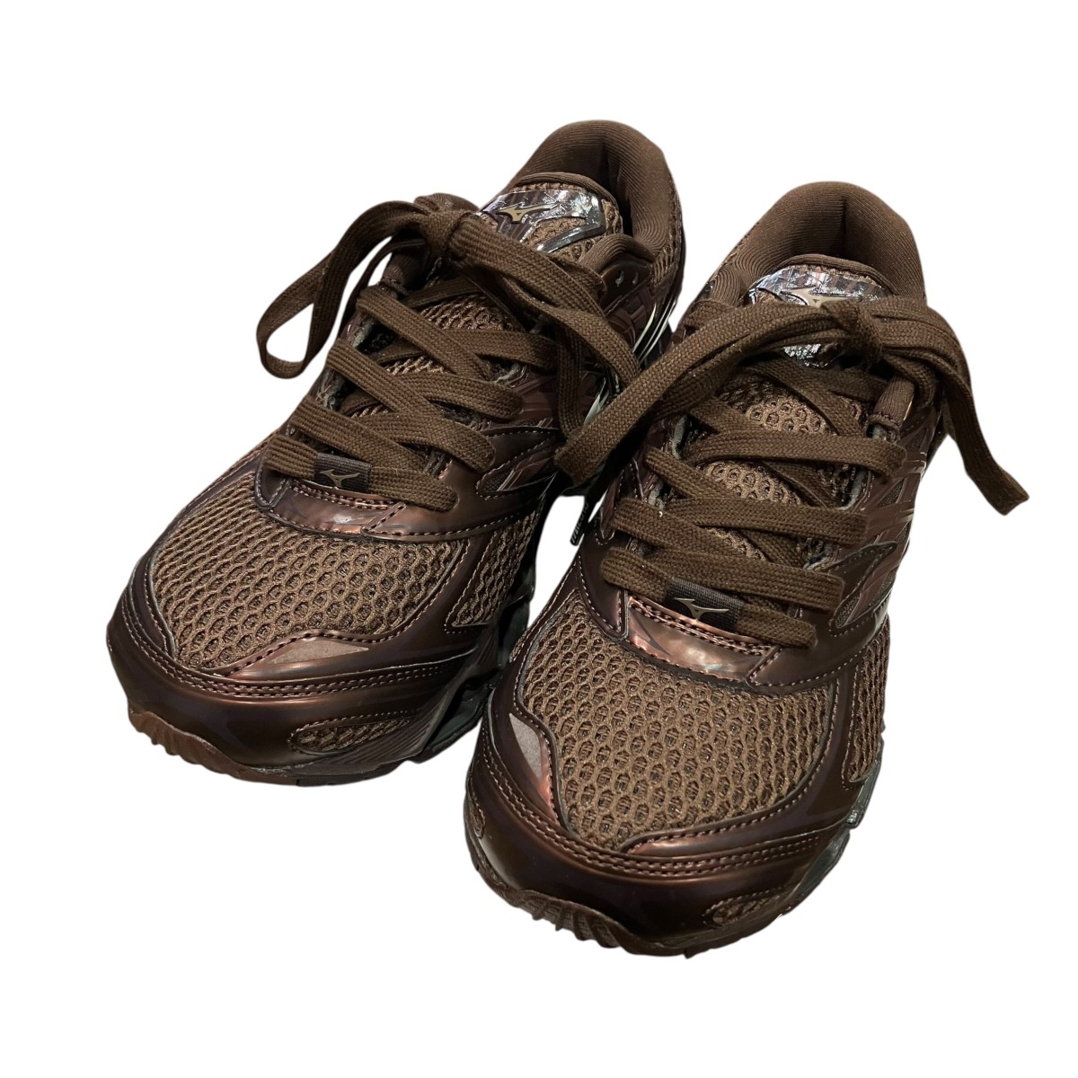 【中古】MIZUNO WAVE PROPHECY LS スニーカー D1GA251105 赤銅色 大いさ：25糎 【310526】（ミズノ）