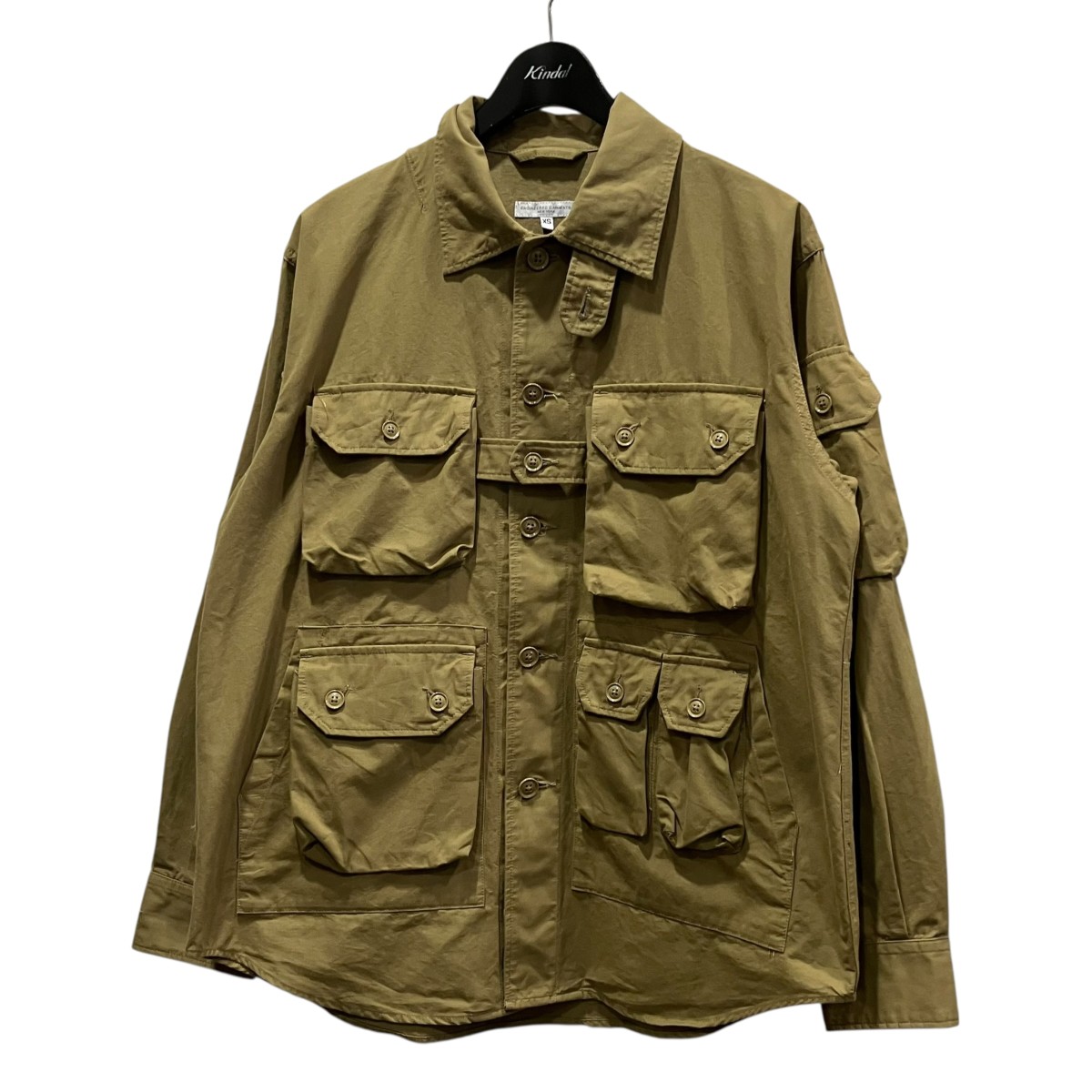 【中古】Engineered Garments 25SS マルチポケットシャツジャケット ベージュ 大きさ：XS 【310526】（エンジニアドガーメンツ）