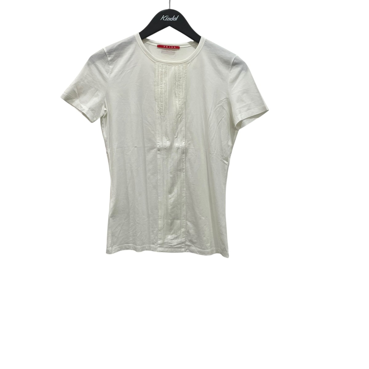 【中古】PRADA SPORTS 半袖ティーシャツ 135274 白いこと 大いさ：S 【310526】（プラダスポーツ）