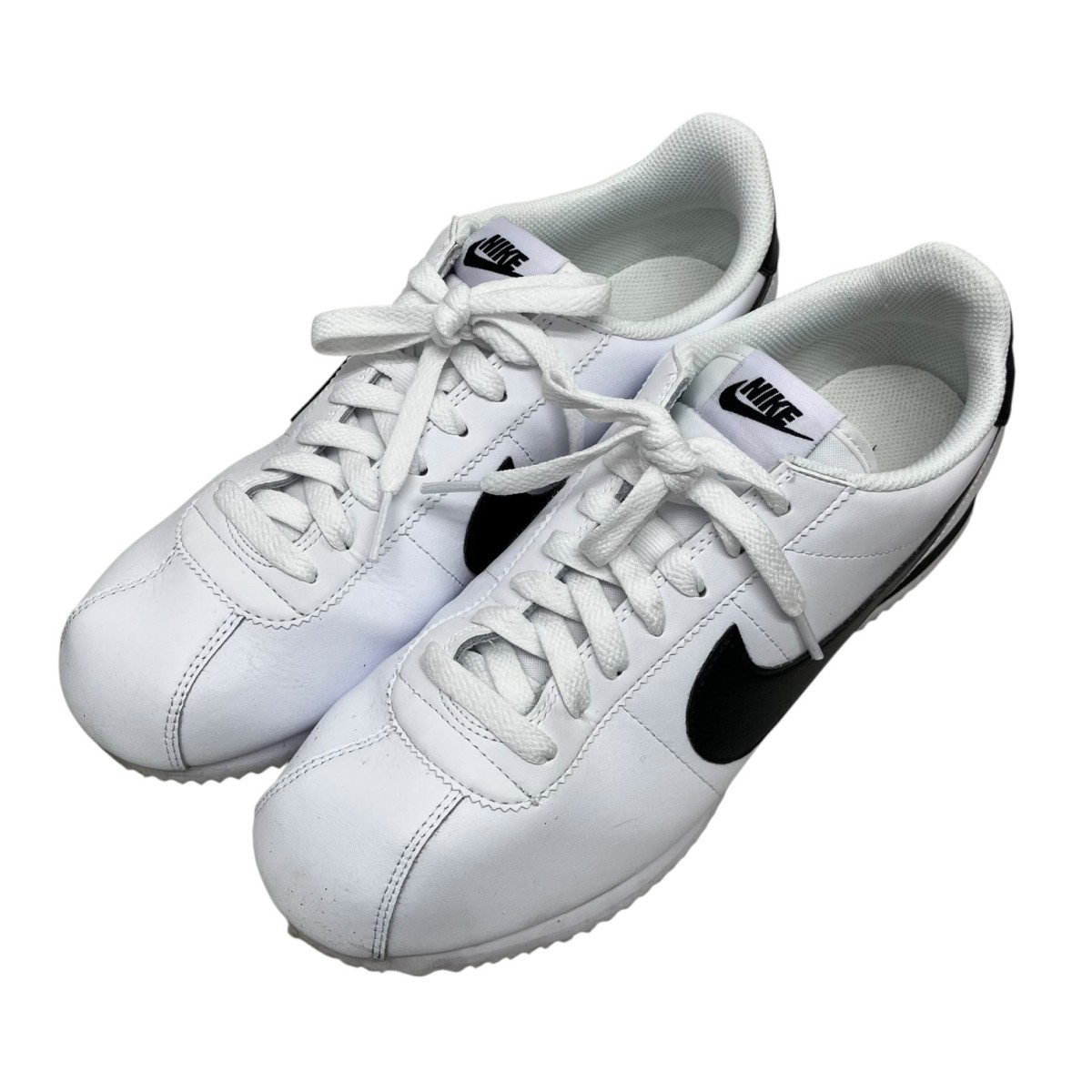 【中古】NIKE コルテッツローカットスニーカー DM4044-105 白いこと×黒いこと 大きさ：UK8 【310526】（ナイキ）