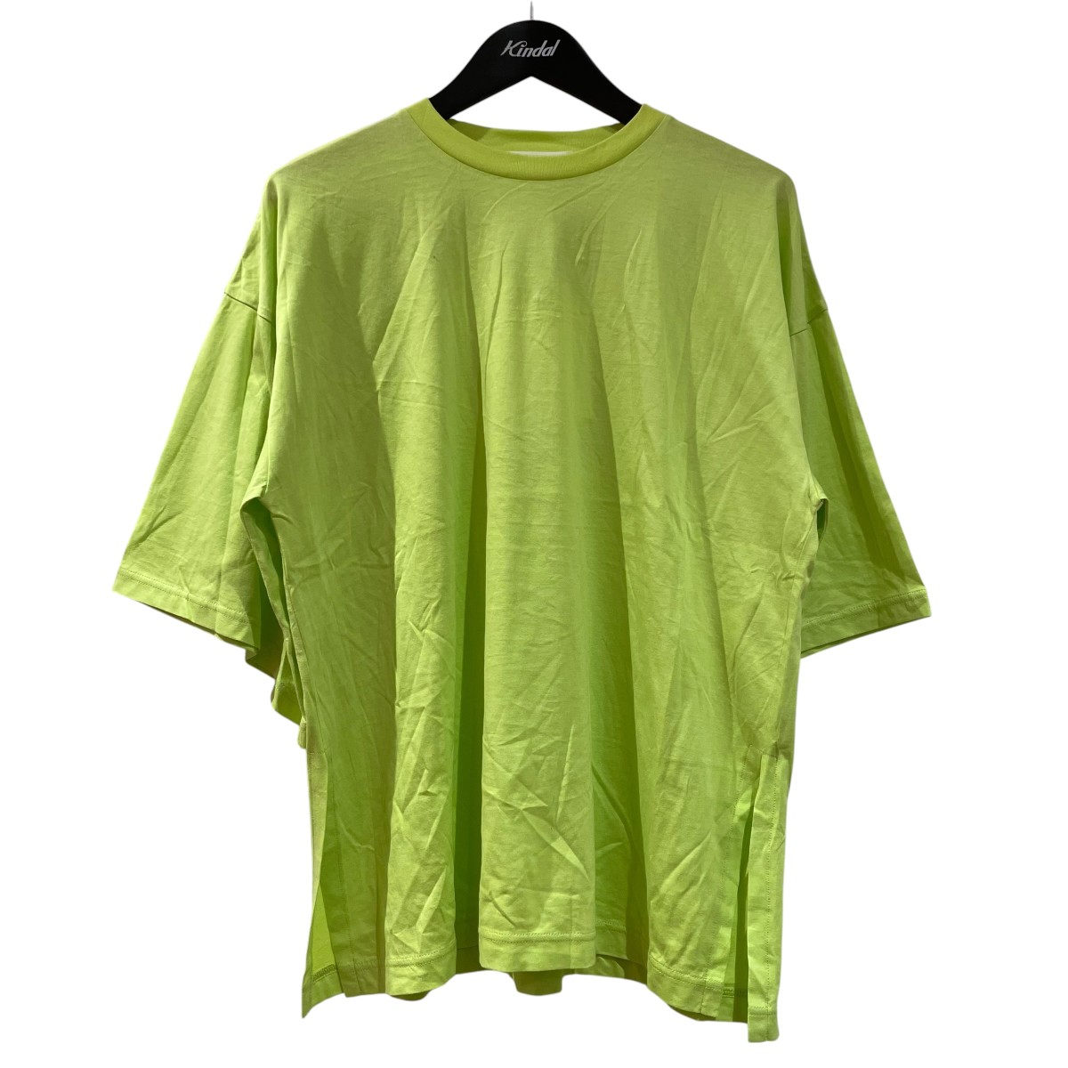 【中古】ENFOLDMEN&rsquo;S-LIKE T-SHIRT 半袖カットソー 300HS780-2250 黄緑 サイズ：38【価格見直し】｜ブランド古着のカインドオル