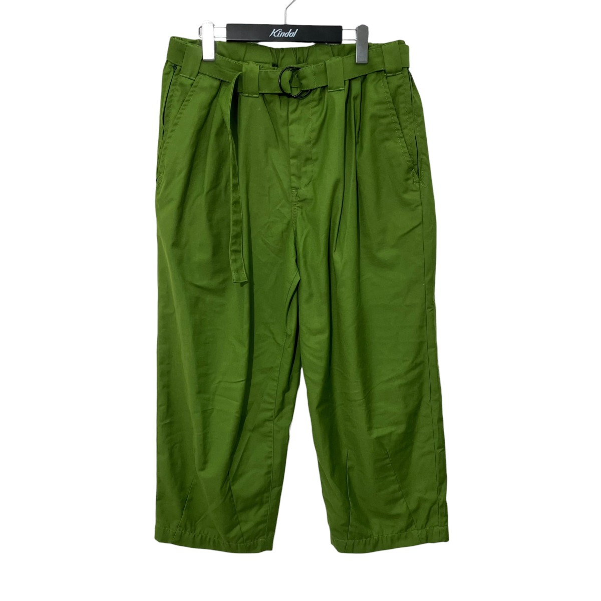 【中古】TIGHTBOOTH PRODUCTION　BAGGY SLACKS バギースラックスパンツ グリーン サイズ：L 【310526】（タイトブースプロダクション）｜ブランド古着のカインドオル