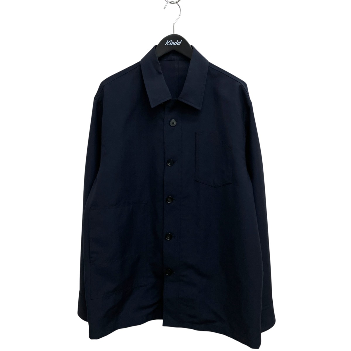 【中古】JIL SANDER 長袖プルオーバー JSMQ420633MQ21100001 米国海軍 大きさ：44 【010626】（ジルサンダー）