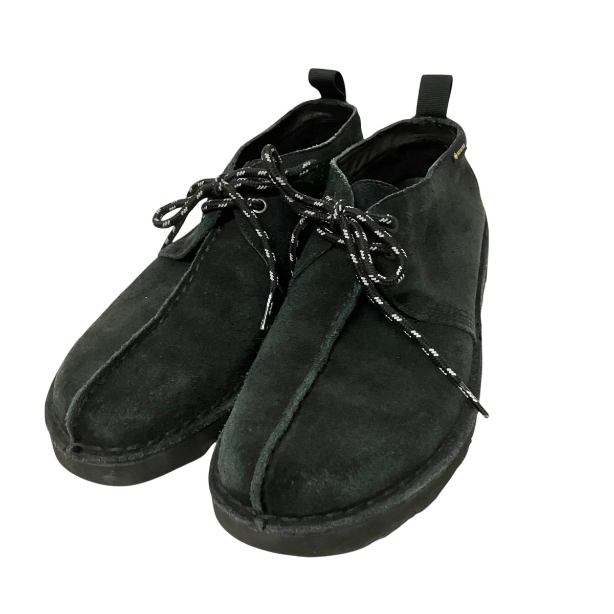 【中古】CLARKS Desert Trek GTX スウェードシューズ 黒いこと 大いさ：26.5糎 【010626】（クラークス）