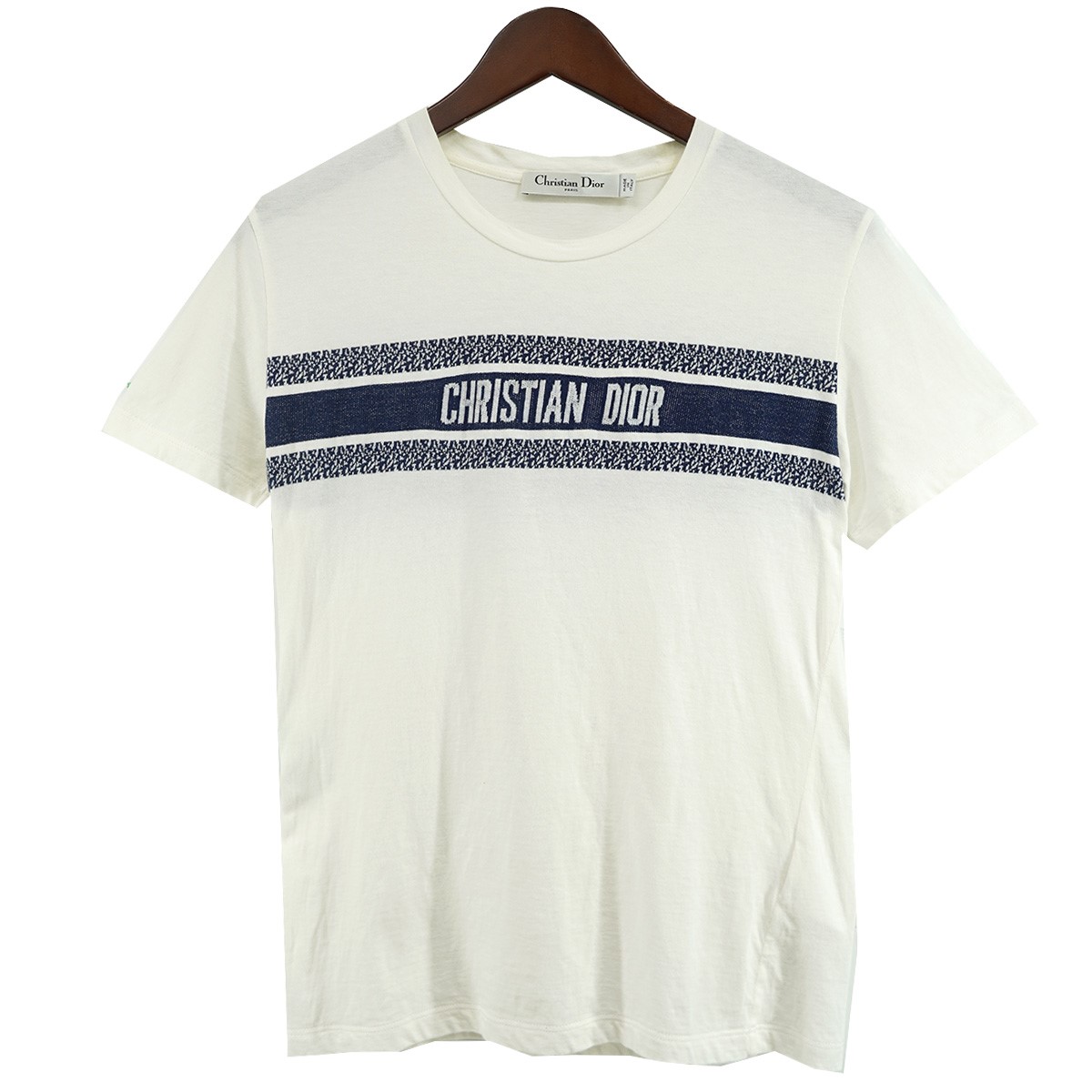 【中古】Christian Dior 21SS シグネチャーバンド ロゴタイプ プルオーバー 白いこと 大きさ：S 【310526】（ディオール）