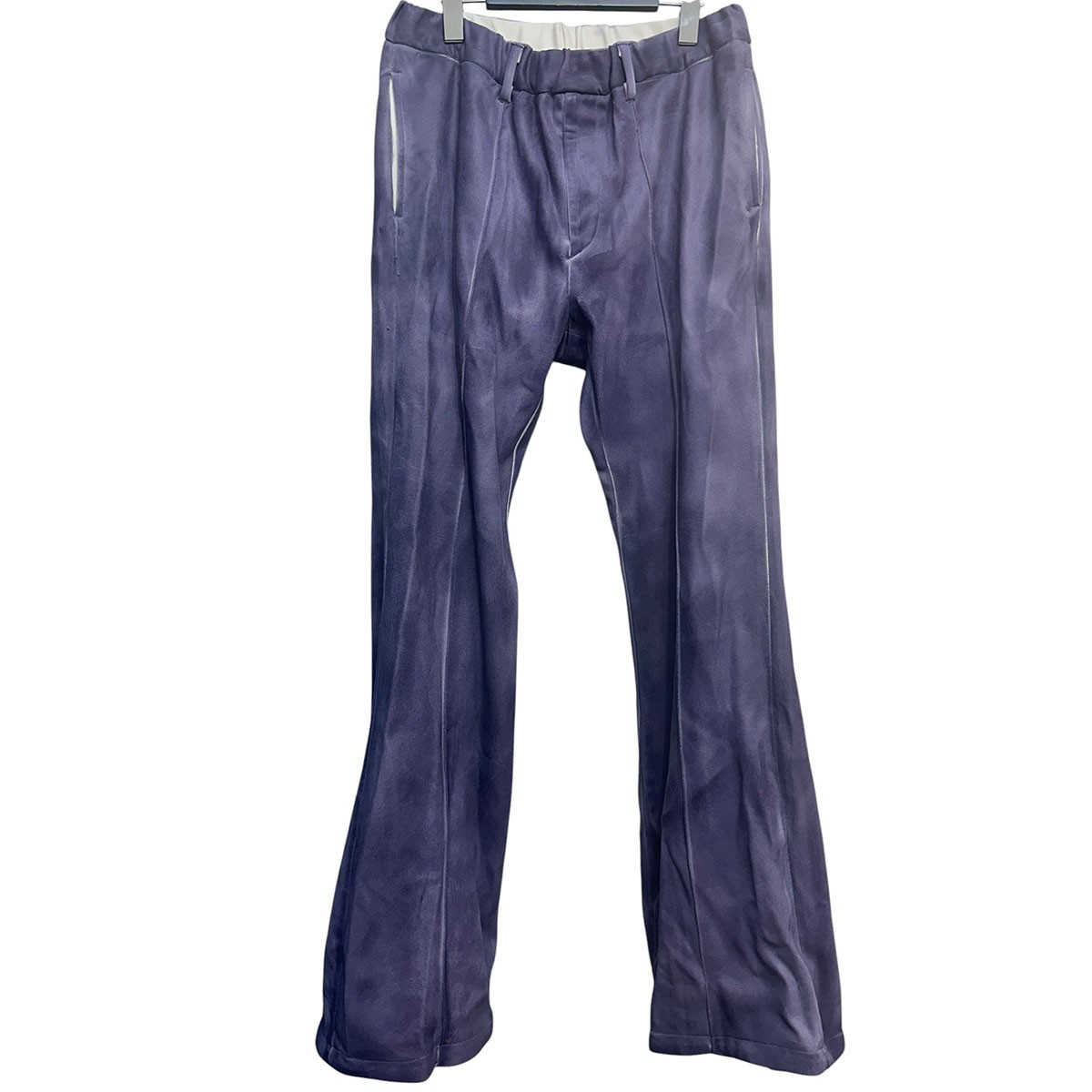 【中古】TAAKK LEATHER COATING JERSEY TRACK PANTS TA23SS-PT028 パープル 大いさ：1 【310526】（ターク）