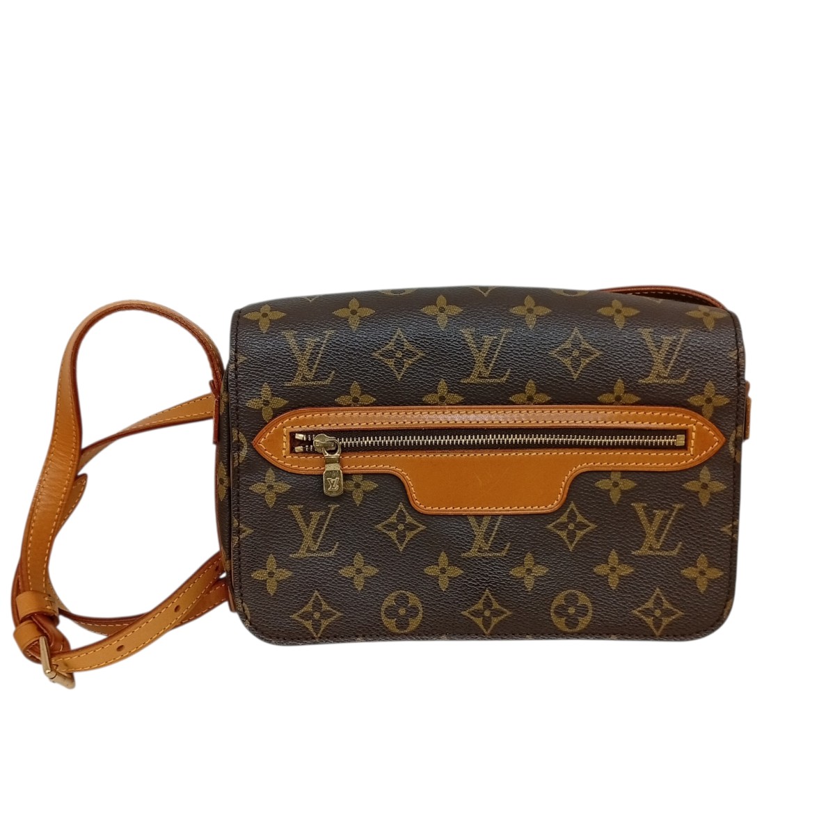 【中古】LOUIS VUITTON サンジェルマン24 ショルダーバッグ M51210 赤銅色 【010626】（ルイヴィトン）
