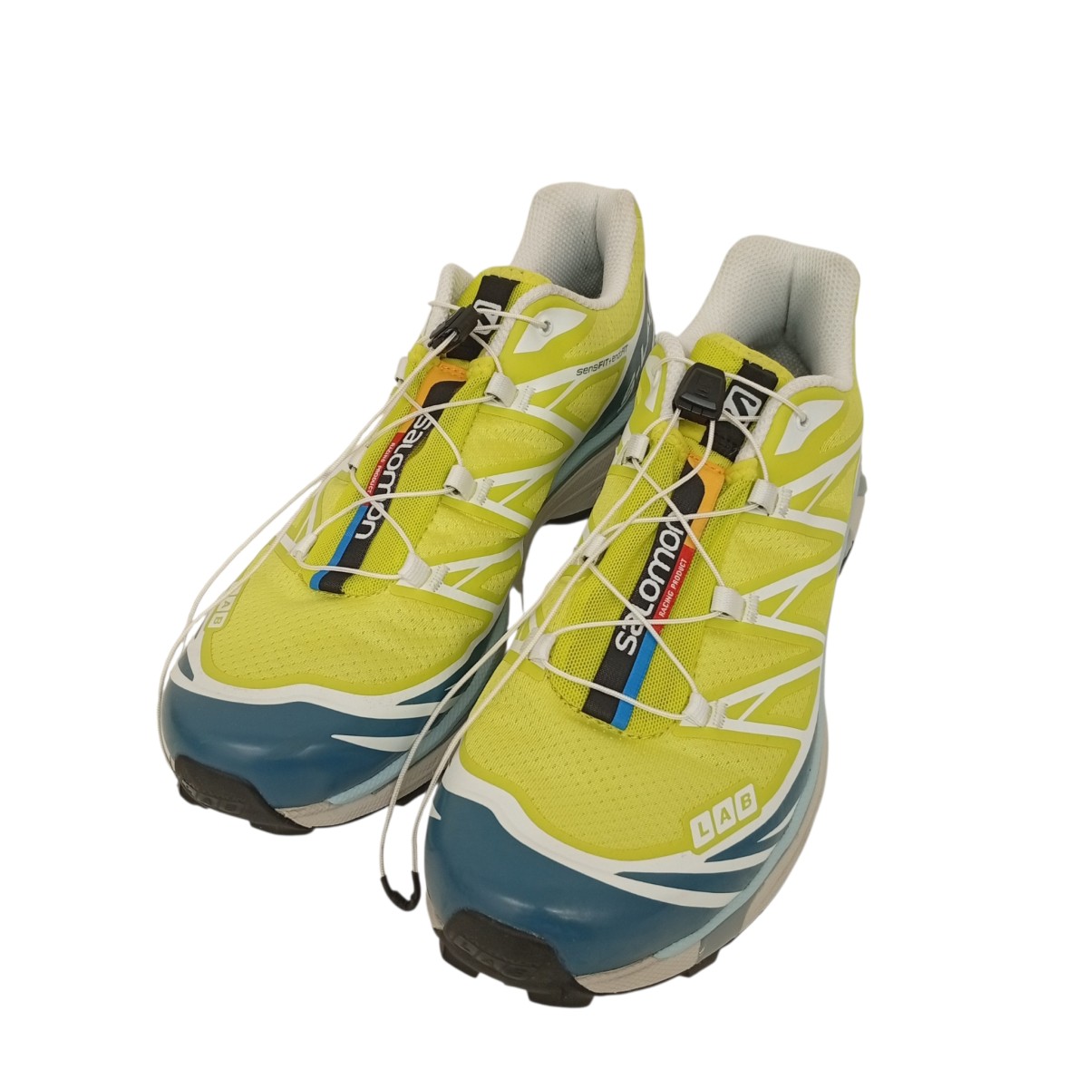 【中古】SALOMON XT-6 Advanced スニーカー 415766 黄色 大きさ：28.0珊 【010626】（サロモン）