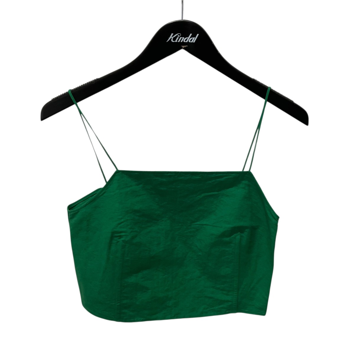【中古】AURALEE LINEN WEATHER CAMISOLE ビスチェ A23ST05LW 緑であること 大きさ：0 【010626】（オーラリー）