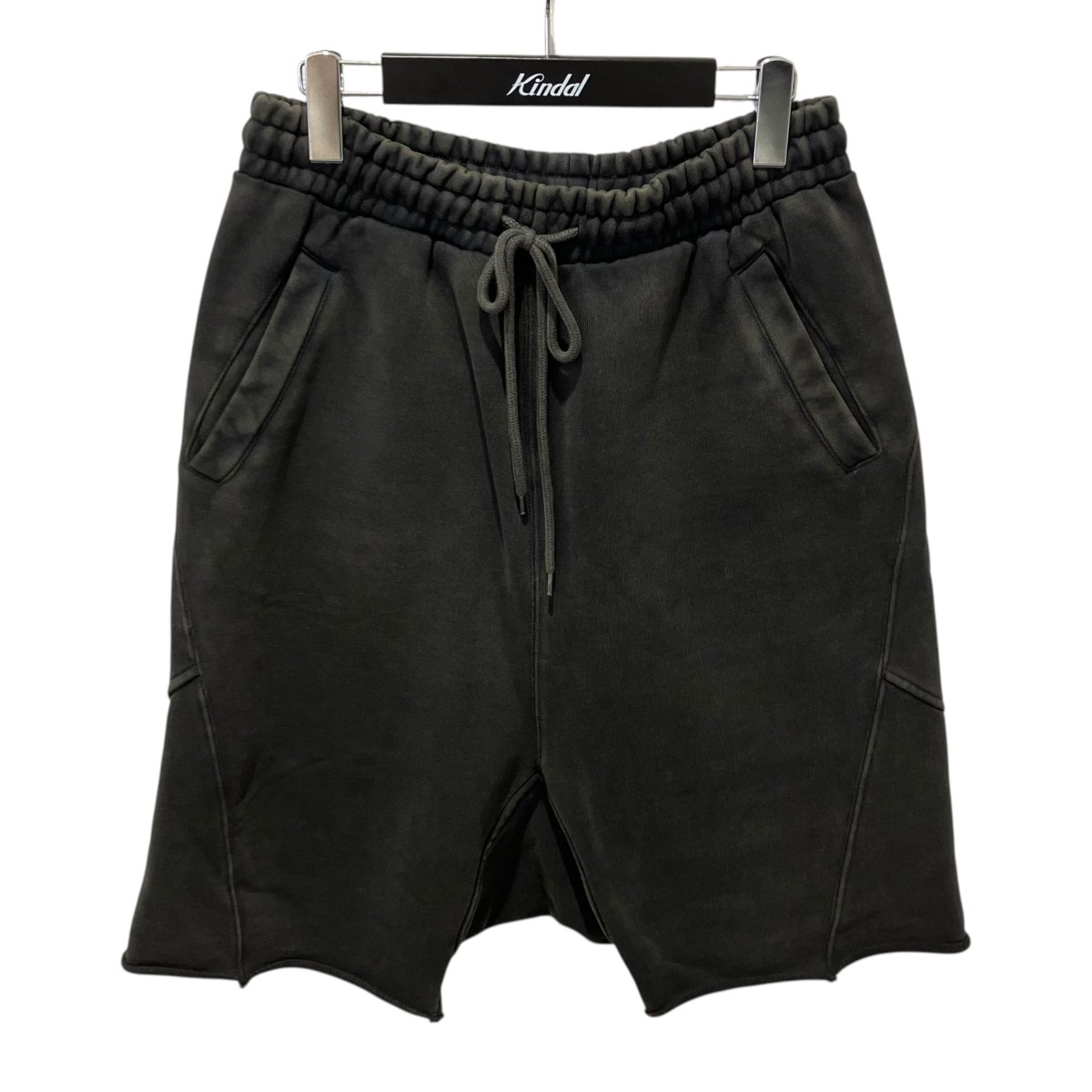 【中古】ENTIRE STUDIOS HEAVY DROP SHORT スウェットハーフパンツ ES2256 薄墨色 大きさ：XS 【010626】（エンタイアスタジオ）
