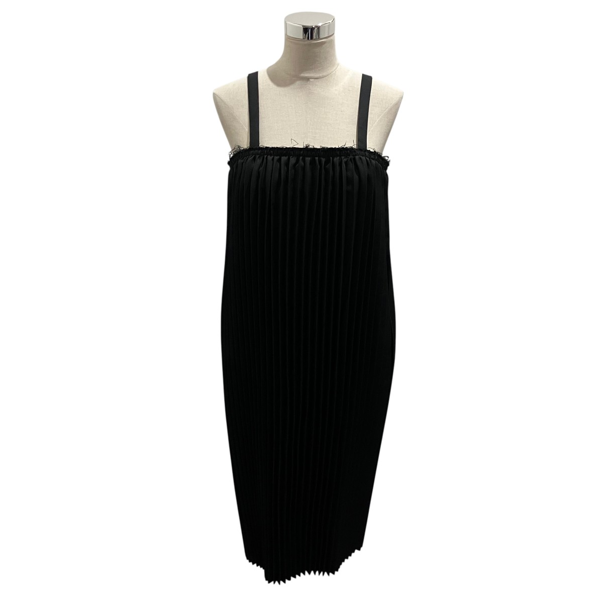 【中古】COMME des GARCONS COMME des GARCONS 25SS エステルプリーツワンピース RO-A003 黒いこと 大きさ：S 【010626】（コムデギャルソンコムデギャルソン）