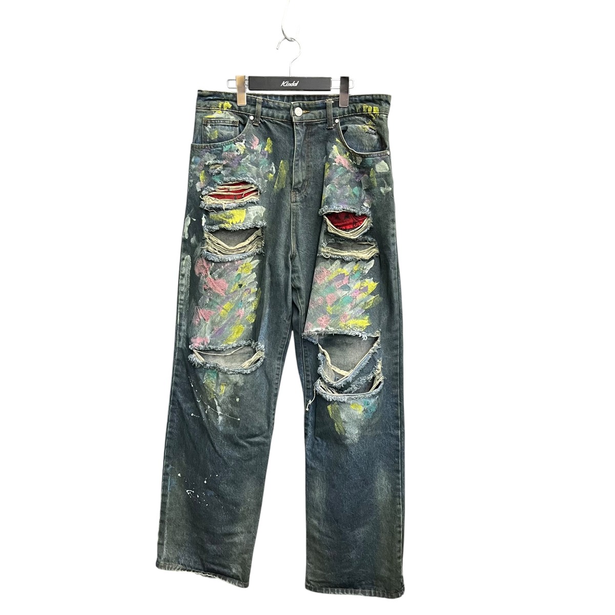 【中古】BASKETCASE GALLERY LAX BAGGY DENIM ジーンズズボン下 インディゴ 大きさ：32 【010626】（バスケットケースギャラリー）