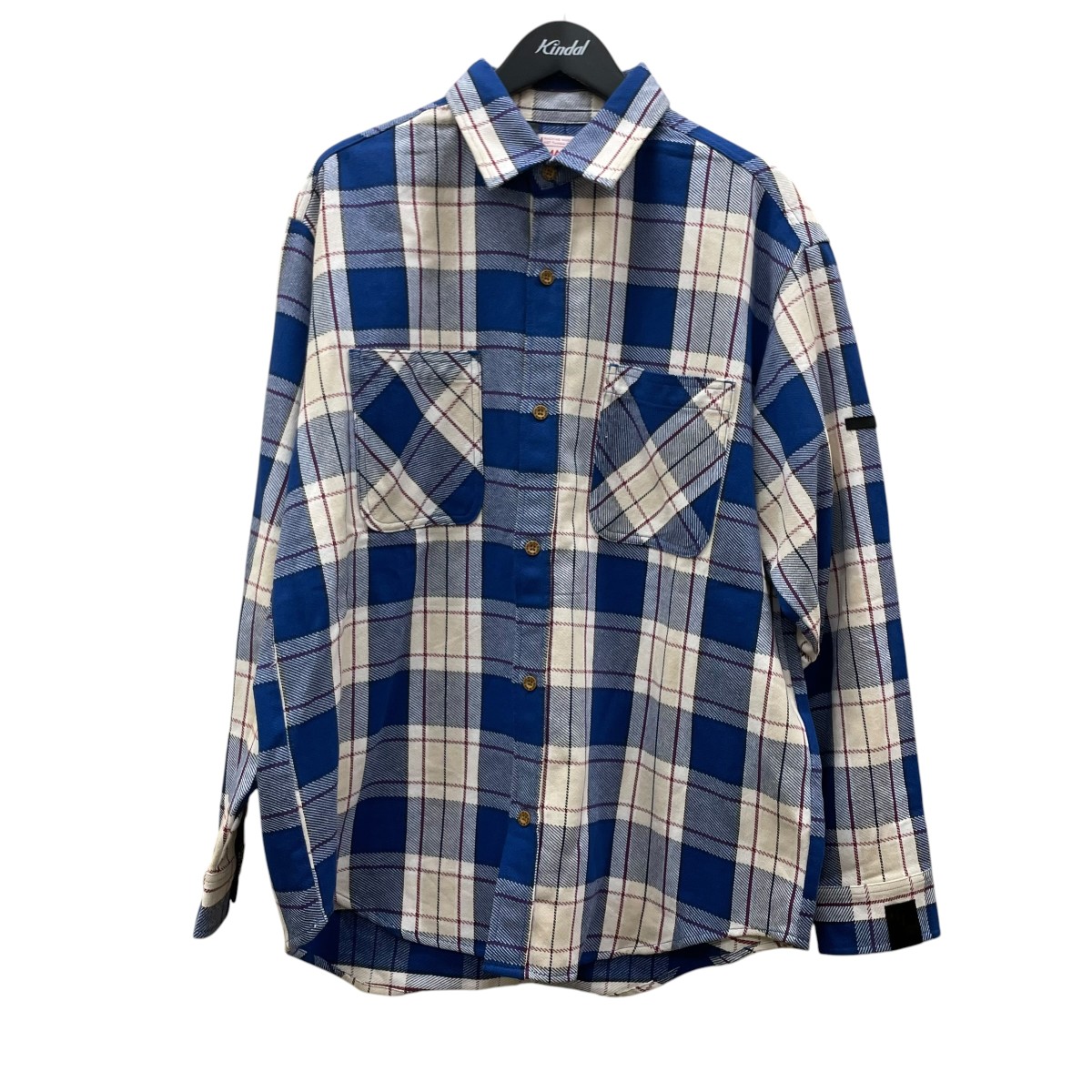 【中古】\u003cBR\u003eN．HOOLYWOOD\u003cBR\u003eBIC MAC SHIRT 長袖プルオーバー 2232-SH22-018 青碧 大きさ：38\u003cBR\u003e【通貨価値思いなおす】