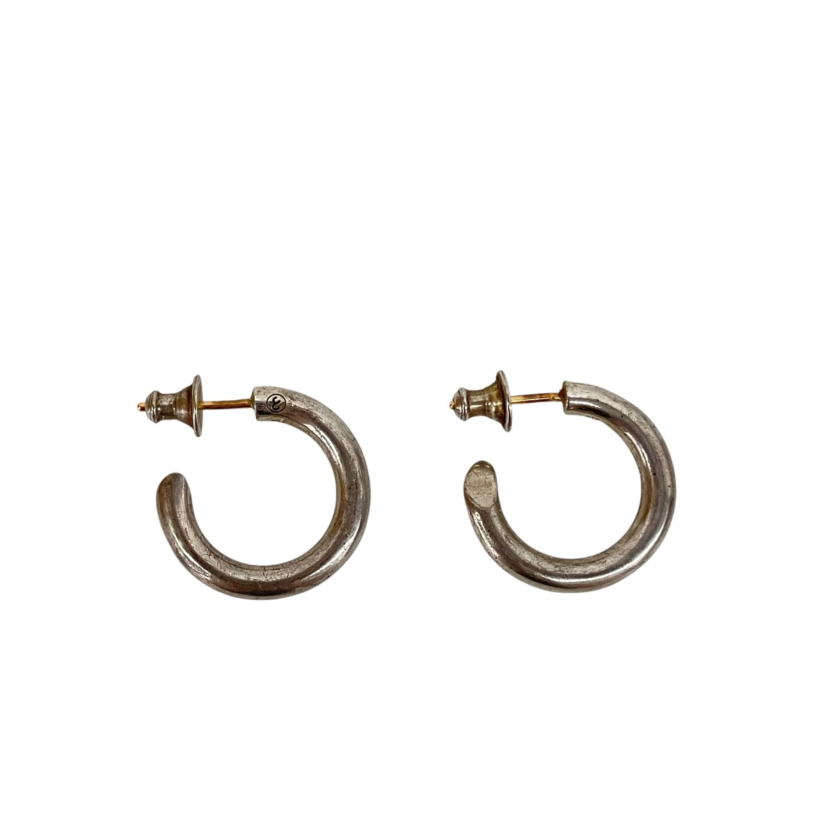 【中古】CAREERING PLACEBO 501 ピアス しろがね色 【010626】（履歴輪っか）