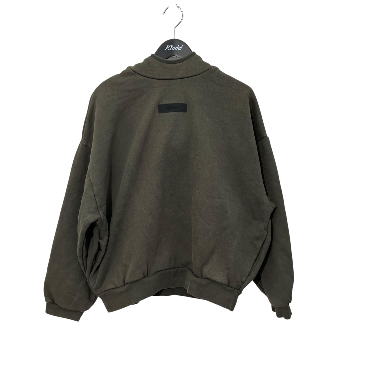 【中古】FOG ESSENTIALS ティーシャツパーカー 濃灰色薄墨色 大きさ：S 【010626】（エフオージーエッセンシャルズ）