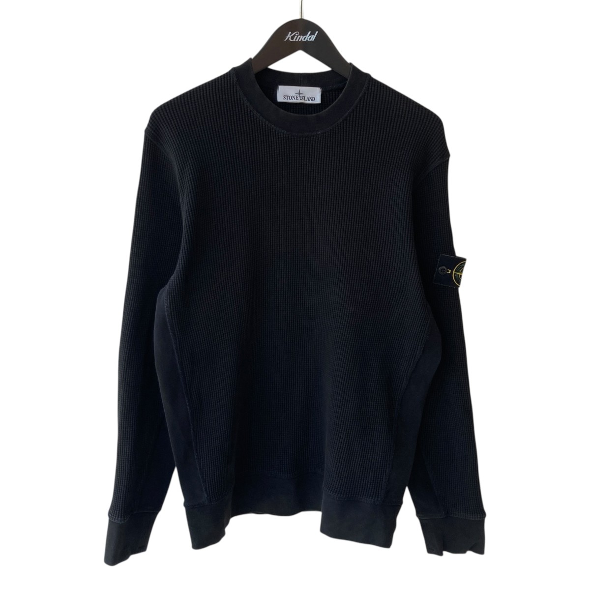 【中古】STONE ISLAND サーマル トレーナー K1S156100008 ブラック サイズ:M 【020626】(ストーンアイランド)|ブランド古着のカインドオル