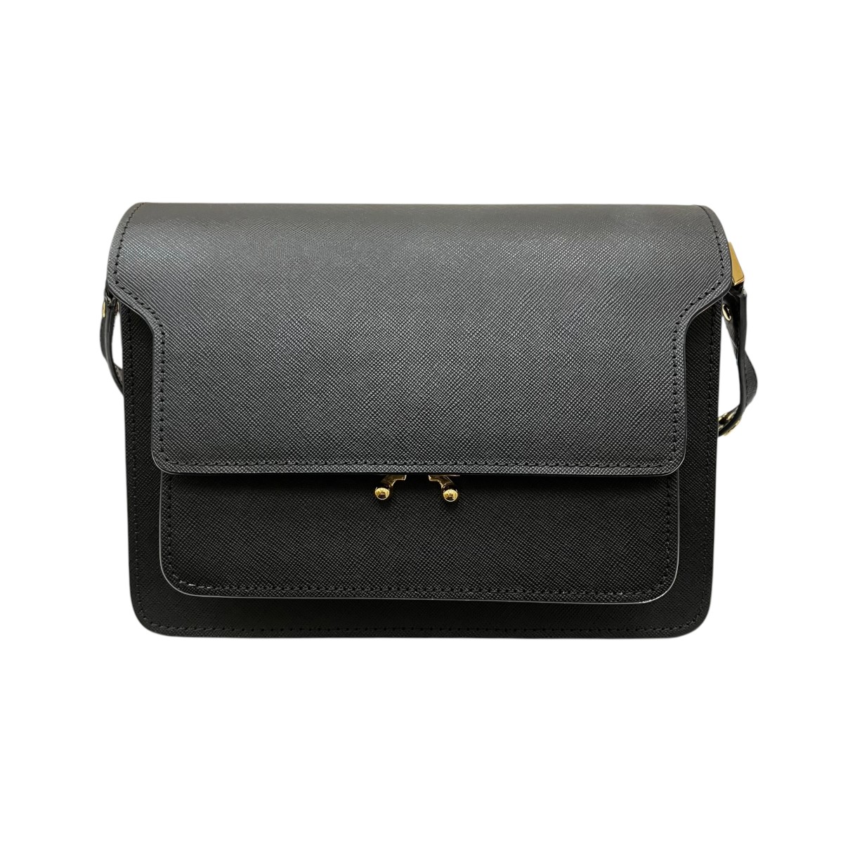 【中古】MARNI TRUNK ショルダーバッグ SBMPN09NO1 黒いこと 【020626】（マルニ）