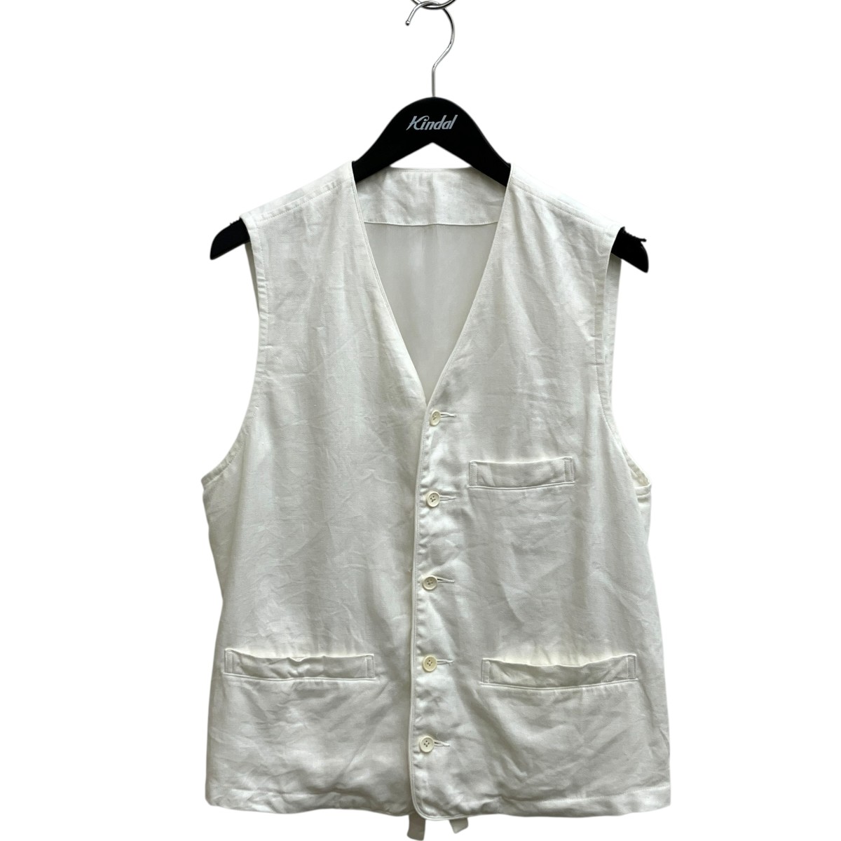 【中古】Porter Classic リネンクラシックベスト より良い パソコン-021-2678 白いこと 大きさ：M 【020626】（ボーイ古典派音楽）