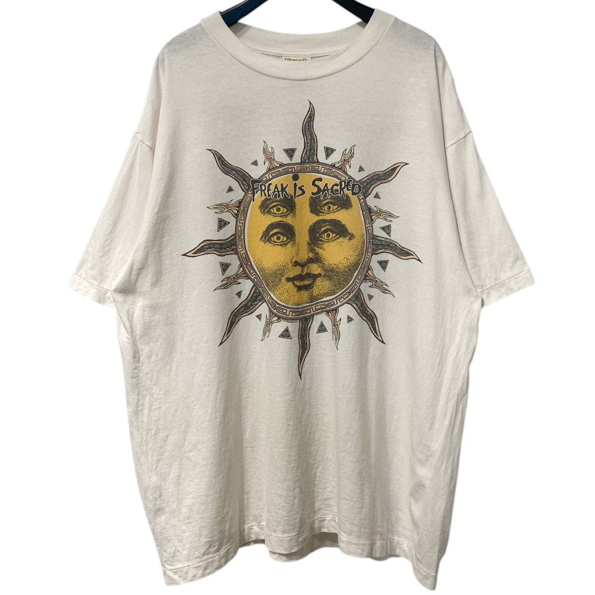 【中古】SAINT MICHAEL 24AW CP SS TEE ／ SUN USEDヴィンテージ工業刷り上げるティーシャツ 白いこと 大きさ：L 【010626】（仙マイケル）