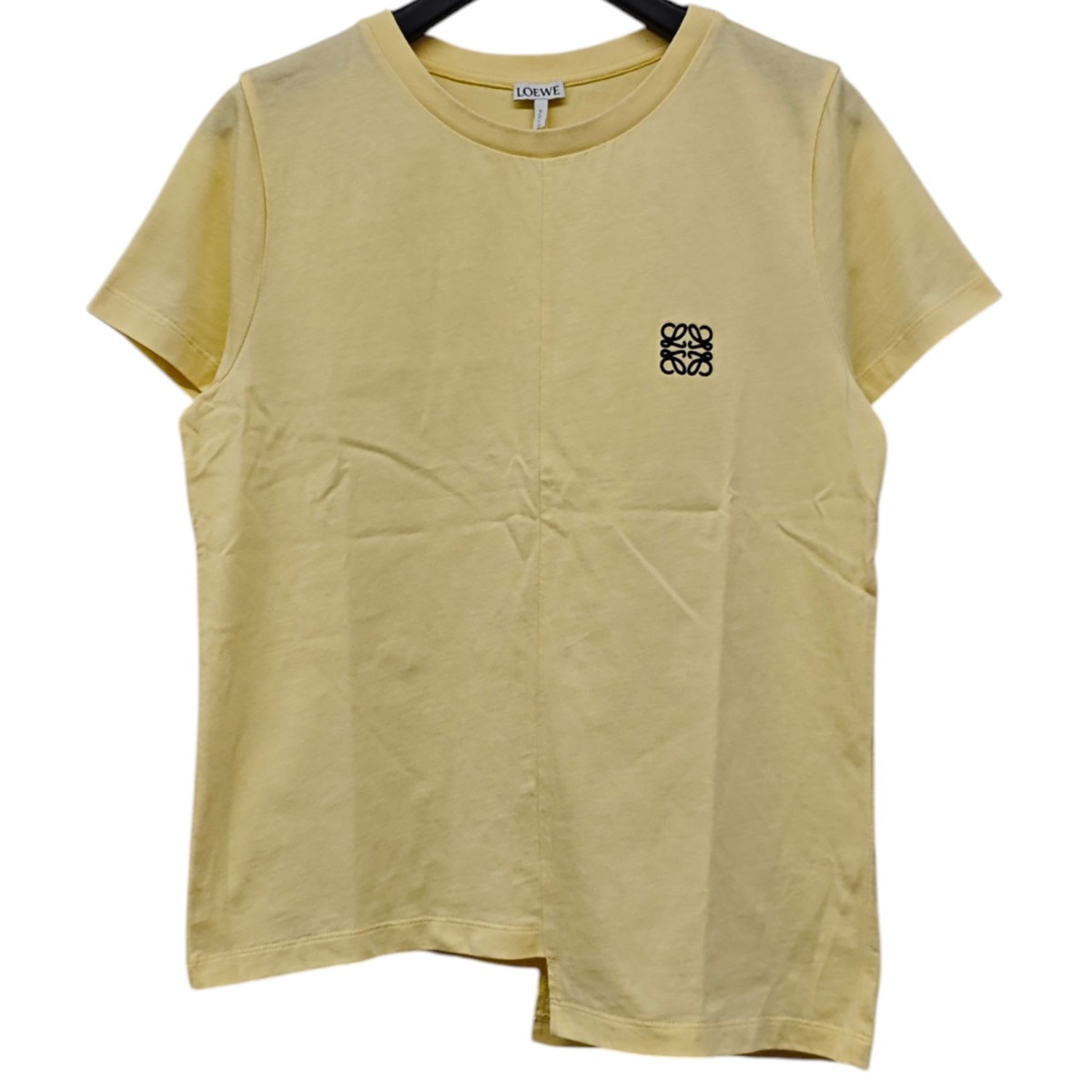【中古】LOEWE アナ瓦 綿織物 プルオーバー S6299062CR 黄色 大きさ：XS 【010626】（ロエベ）